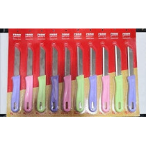 Abbasali Rena 10pcs Set of Knives for Cutting Fruit and Vegetables
