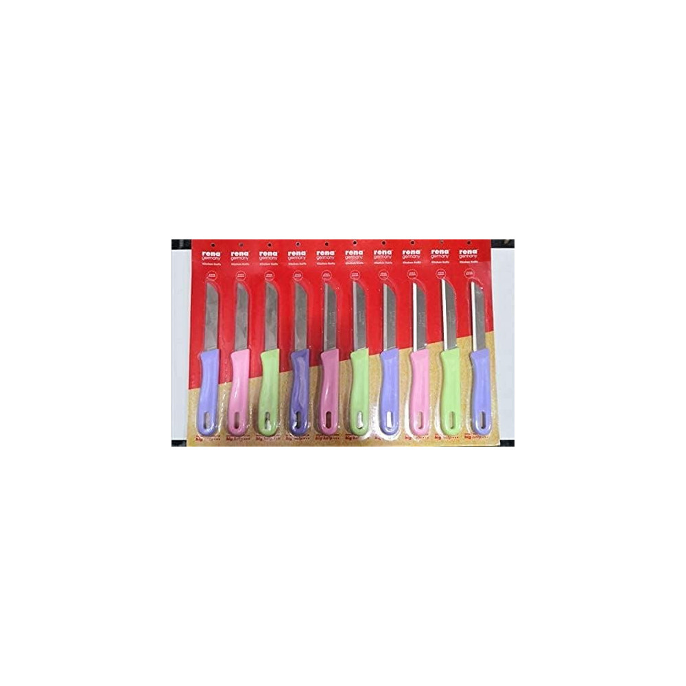 Abbasali Rena 10pcs Set of Knives for Cutting Fruit and Vegetables