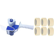 Abbasali Tape Dispenser with 6pcs Masking Tape