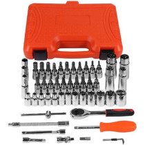 Generic ZFL 53pcs Combination Tool Wrench Set for Car Repair, Batch Head Ratchet Pawl Socket Spanner Screwdriver Socket Set Drill
