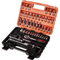 Generic ZFL 53pcs Combination Tool Wrench Set for Car Repair, Batch Head Ratchet Pawl Socket Spanner Screwdriver Socket Set Drill