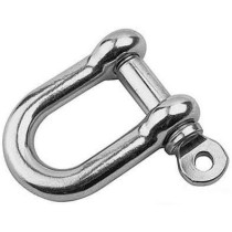 Generic Stainless Steel D Shackle Euro Type, 4mm