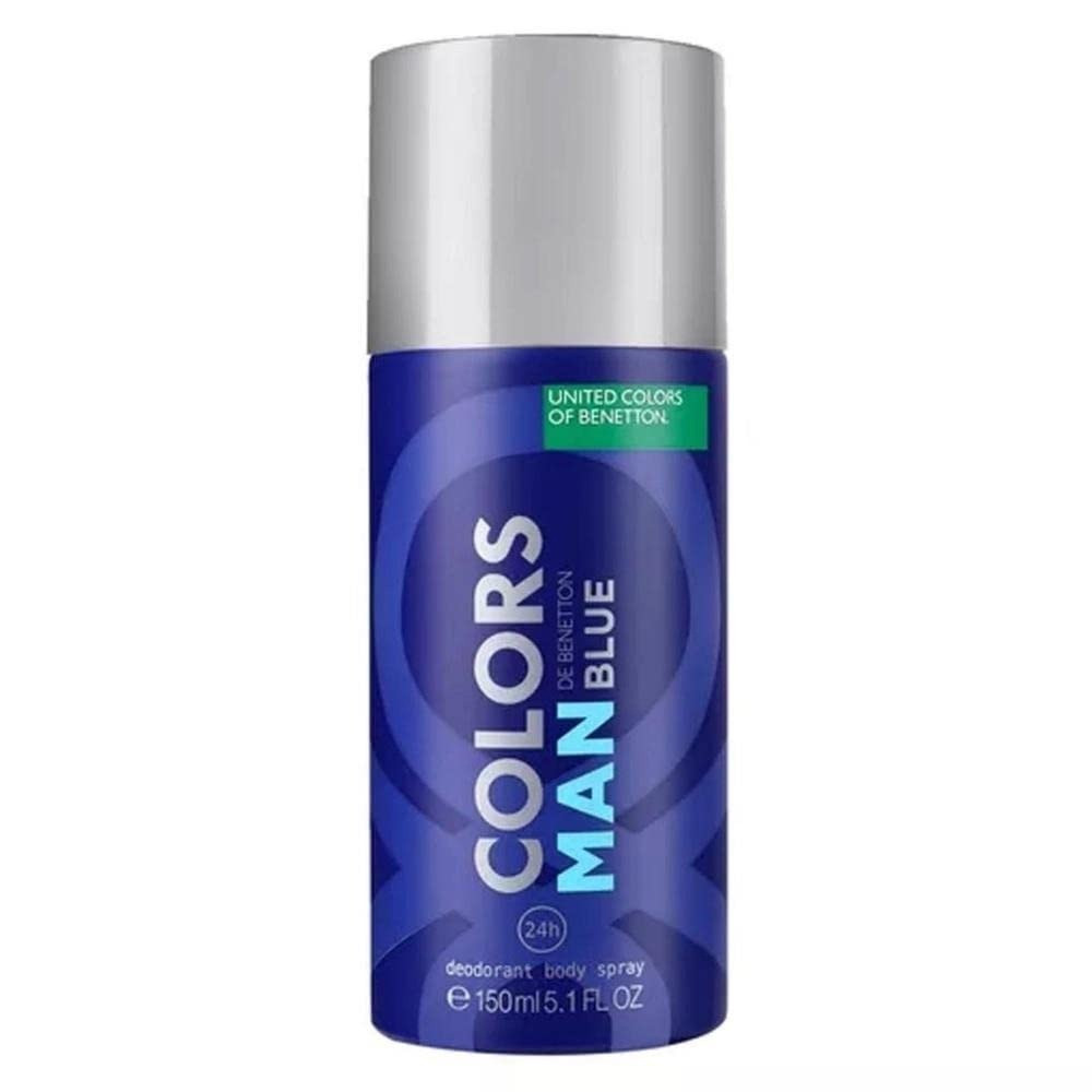 Benetton Colors De Benetton Man Blue For Men Deodorant Body Spray 150Ml