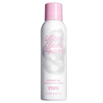Victoria's Secret Pink Ultra Clean Foam Coconut Oil For Women Body Mousse, 160 G