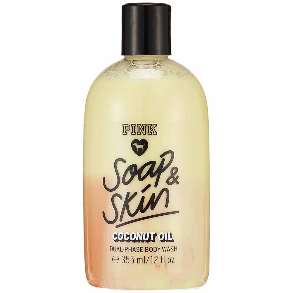 Victoria's Secret Pink Soap And Skin Coconut Oil Dual Phase For Women Body Wash, 355 ml