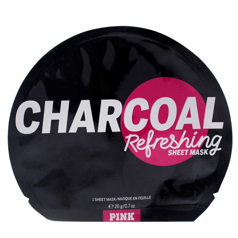 Victoria's Secret Pink Charcoal Refreshing For Women Sheet Mask, 20 G
