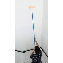 Abbasali Extension Pole 2M with 9 Inch Paint Roller, Ideal for Walls And Ceilings