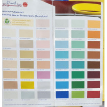 National Paints Water Based 3.6 Liter with 4Inch Paint Brush, 405 Purity Blue, Premium Coverage for Smooth Finish