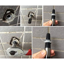 Generic 6 Pcs lot Damaged Broken Screws Extractor Drill Bits, Easy Out Remover for Center Drilled Bolts