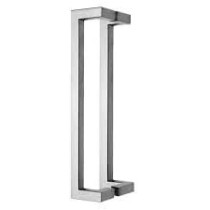 Abbasali Pull Handle for Glass and Wooden Sliding Doors, C Type, Square 30x25, 600mm, Gold, Easy Installation