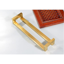 Abbasali Pull Handle for Glass and Wooden Sliding Doors, C Type, Square 30x25, 600mm, Gold, Easy Installation
