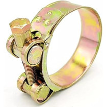 Abbasali T Bolt Hose Clip Zinc Plated, Pack of 10 Pieces, 44 47mm, Durable And Reliable Fasteners