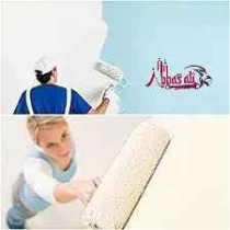 Abbasali Painting Set for Decorative And Wall Painting, Includes Rollers, Brushes, Scrapers, Tray, Refill, Masking Tape, and More, Emulsion White And Stucco
