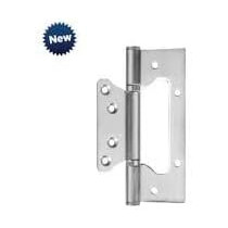 Abbasali Stainless Steel Silent Hydraulic Door Hinges, Cabinet Hinges with Screws, 4x3x3mm