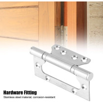 Abbasali Stainless Steel Silent Hydraulic Door Hinges, Cabinet Hinges with Screws, 4x3x3mm