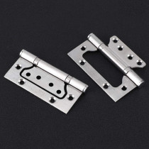 Abbasali Stainless Steel Silent Hydraulic Door Hinges, Cabinet Hinges with Screws, 4x3x3mm