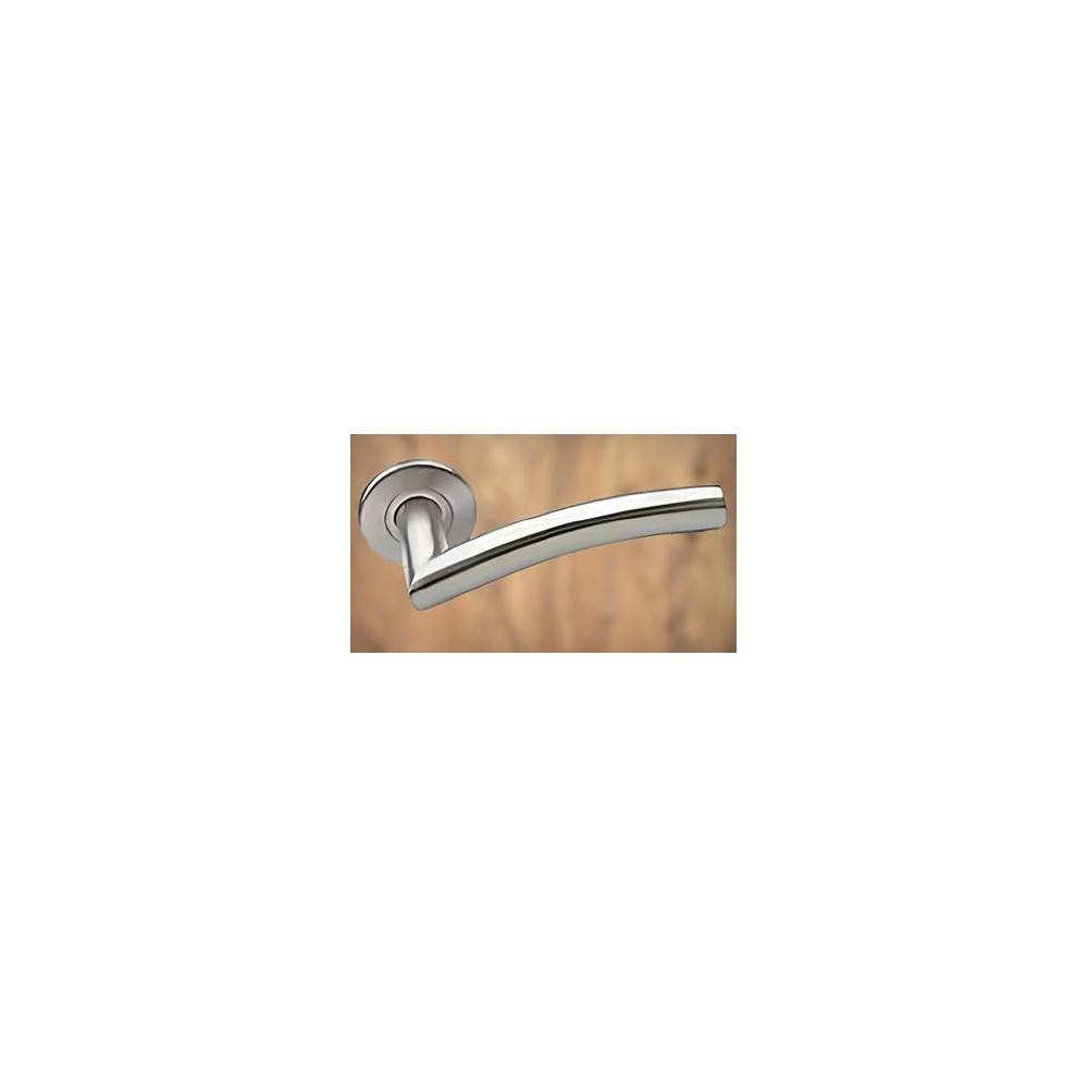 Abbasali Stylish and Modern Rozzet Door Handle Model SS 013, Elegant Design for Any Interior