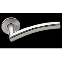 Abbasali Stylish and Modern Rozzet Door Handle Model SS 013, Elegant Design for Any Interior