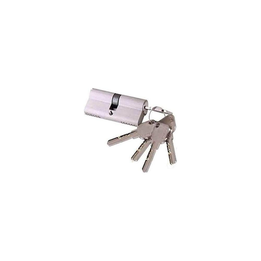 Abbasali Door Lock Cylinder 70mm, 35 35 with 5 Computer Keys, Pack of 2pcs, Secure and Convenient Locking Solution