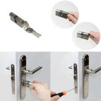 Abbasali Door Lock Cylinder 70mm, 35 35 with 5 Computer Keys, Pack of 2pcs, Secure and Convenient Locking Solution