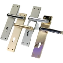 Abbasali Wooden Door Handle for Entrance and Interior Doors, Model N12 KA013, Gold