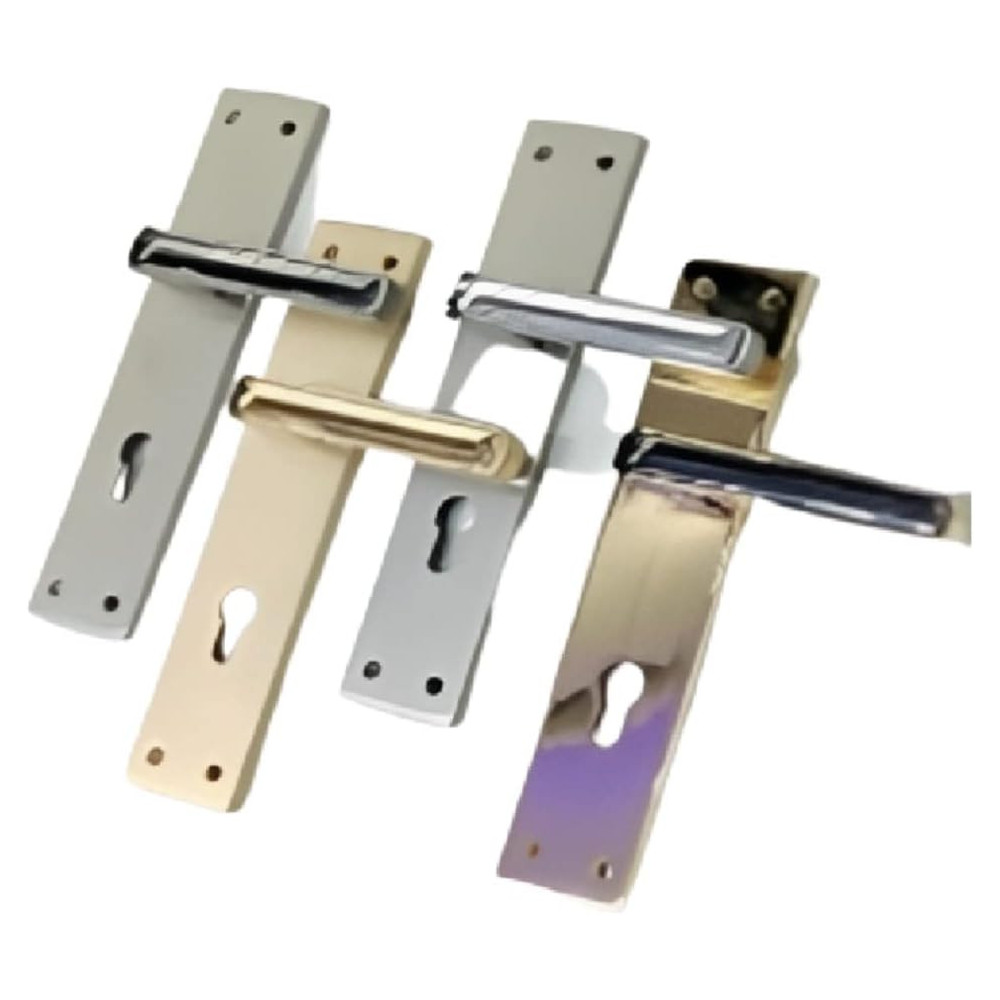 Abbasali Wooden Door Handle for Entrance and Interior Doors, Model N12 KA013, Gold