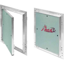Abbasali H/D Plasterboard Access Panels with Aluminium Frame, 50cm x 50cm, Revision Door/Inspection Flap for Easy Access