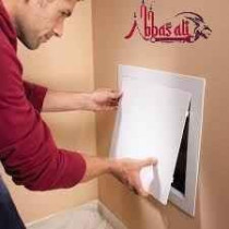 Abbasali H/D Plasterboard Access Panels with Aluminium Frame, 50cm x 50cm, Revision Door/Inspection Flap for Easy Access
