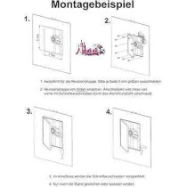 Abbasali H/D Plasterboard Access Panels with Aluminium Frame, 50cm x 50cm, Revision Door/Inspection Flap for Easy Access