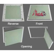 Abbasali H/D Plasterboard Access Panels with Aluminium Frame, 50cm x 50cm, Revision Door/Inspection Flap for Easy Access
