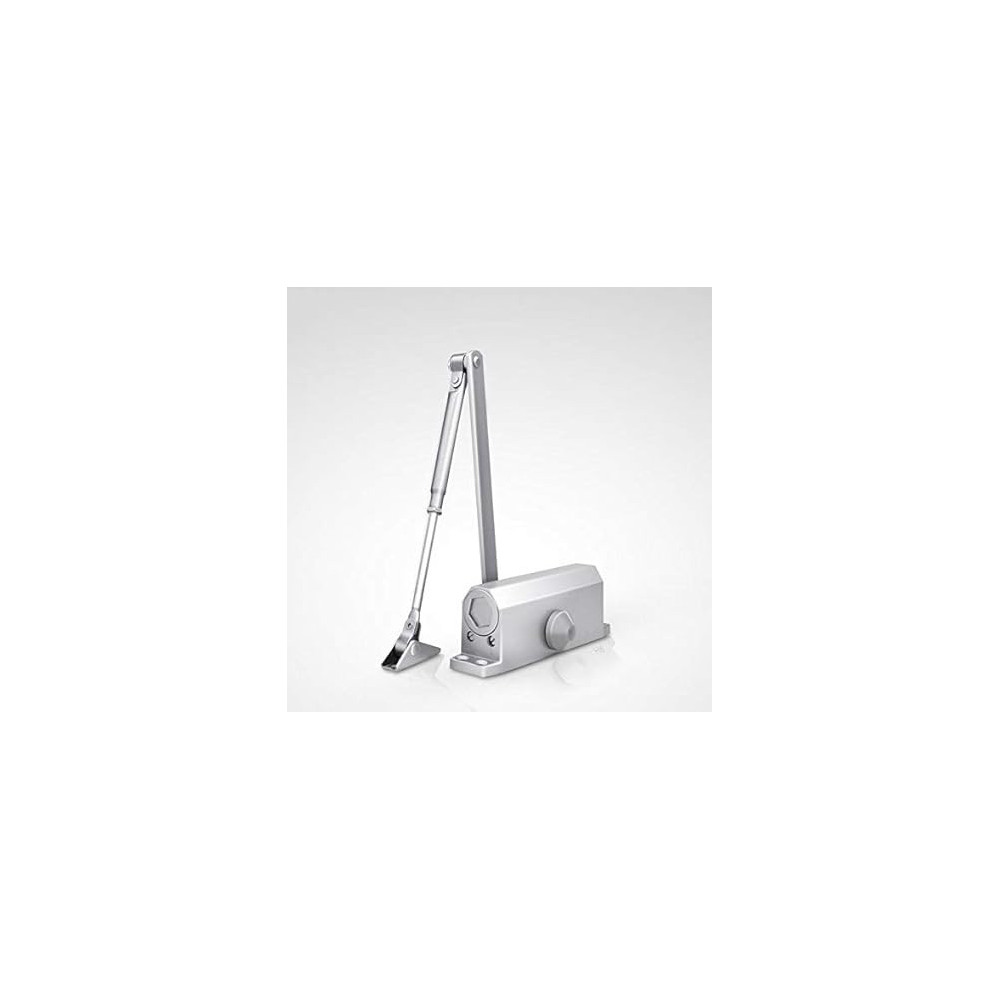 Generic Door Closer, Silver, 50KG, Smooth and Controlled Door Closing
