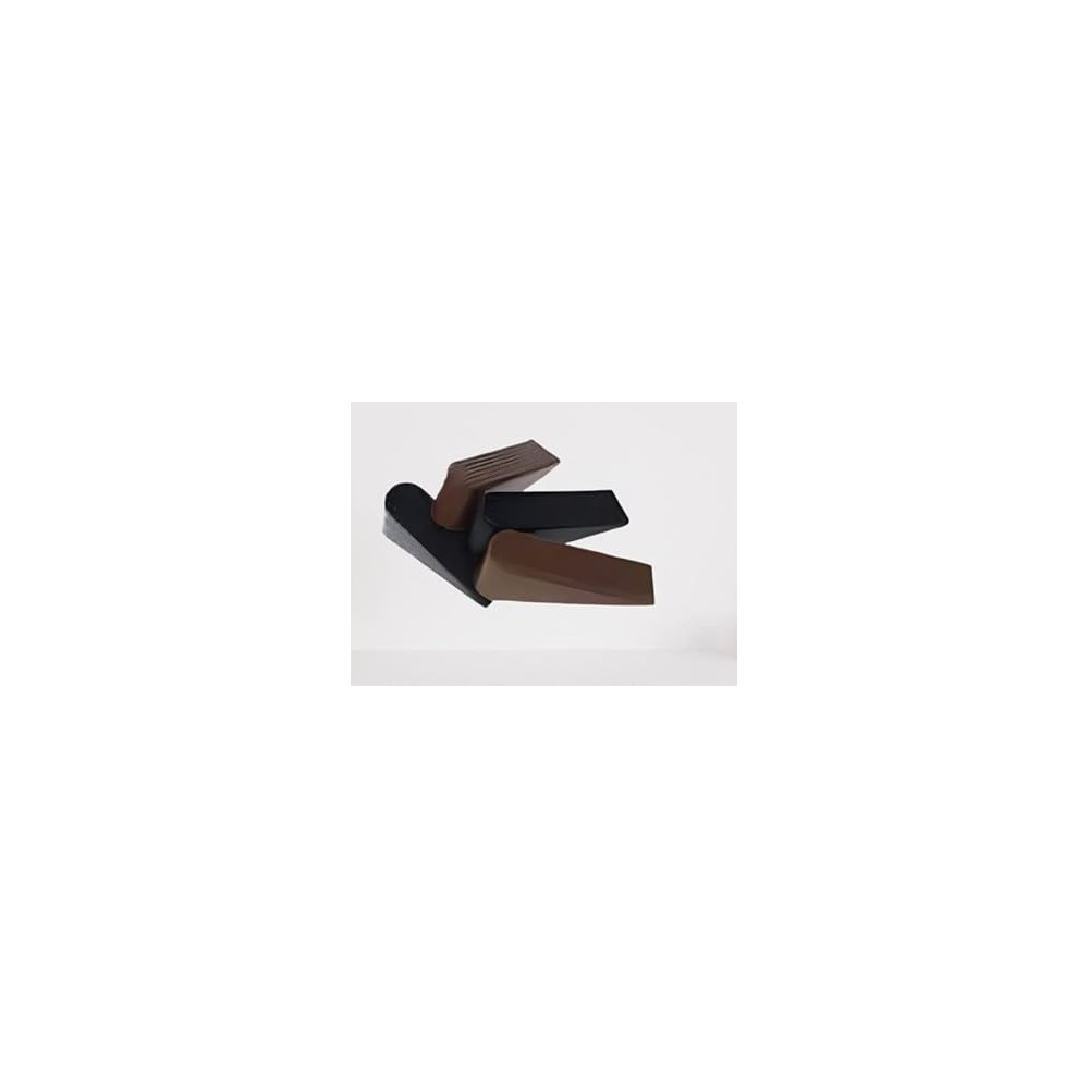 Abbasali Universal Door Stoppers Made of Premium Rubber, White, Durable and Effective Door Protection