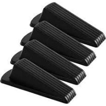 Abbasali Universal Door Stoppers Made of Premium Rubber, White, Durable and Effective Door Protection