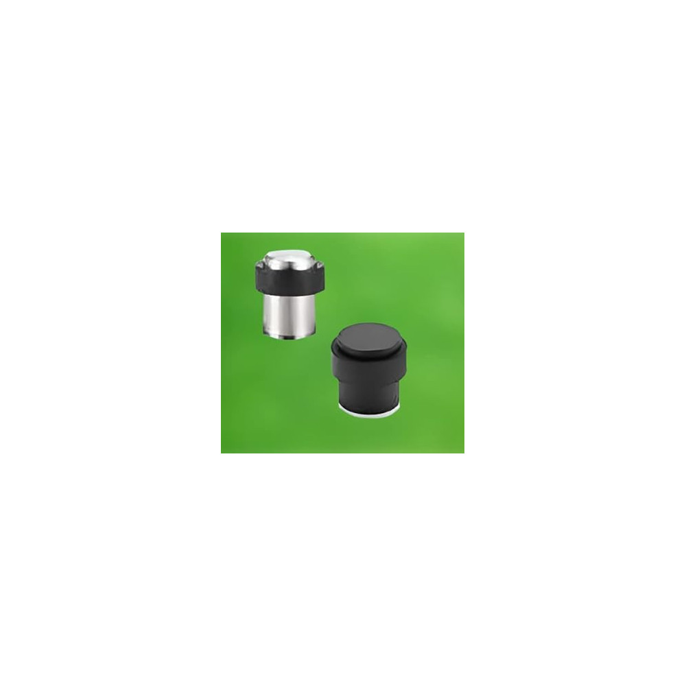 Abbasali Round Door Stop Wedge Jam Block Floor Protector, Black, Durable and Reliable Door Stopper