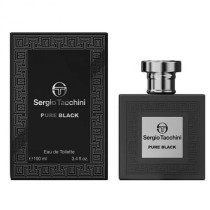 Sergio Tacchini Pure Black For Men Eau De Toilette, 100Ml