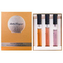 Salvatore Ferragamo Tuscan Creations Unisex Mini Set 3 x 5Ml (Testa Di Moro Plus La Commedia Plus Calimala)