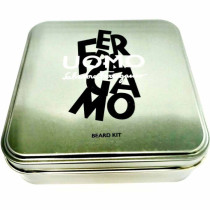 Salvatore Ferragamo Uomo Mini Beard Kit For Men ( Oil 5Ml Plus Soap 50Ml )