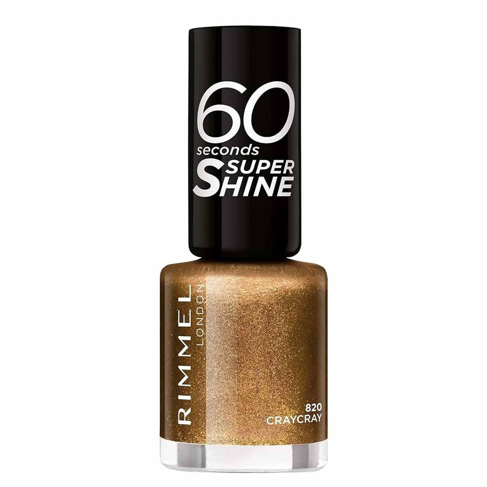 Rimmel London 60 Seconds Super Shine 820 Craycray Nail Polish, 8 Ml