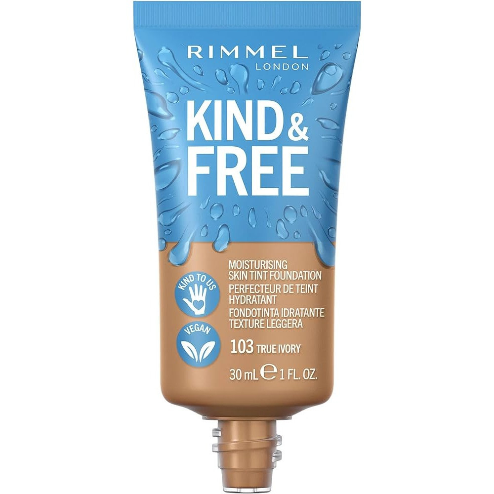 Rimmel London Kind And Free 103 True Ivory Foundation, 30 Ml