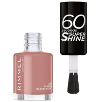 Rimmel London 60 Seconds Super Shine 230 Mauve To The Music Nail Polish, 8 Ml