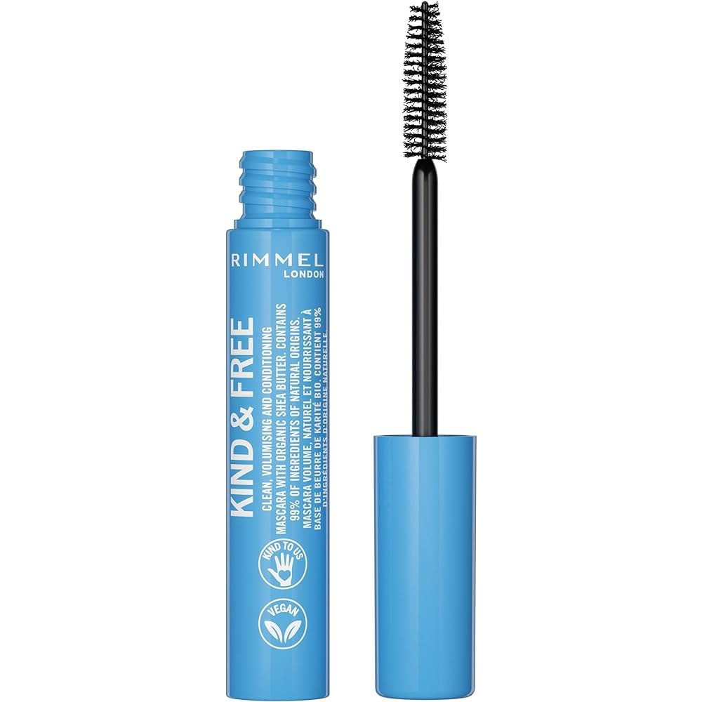 Rimmel London Kind And Free Clean, Volumising And Lengthening 001 Black Mascara, 7 Ml
