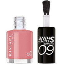Rimmel London 60 Seconds Super Shine 235 Preppy In Pink Nail Polish, 8 Ml