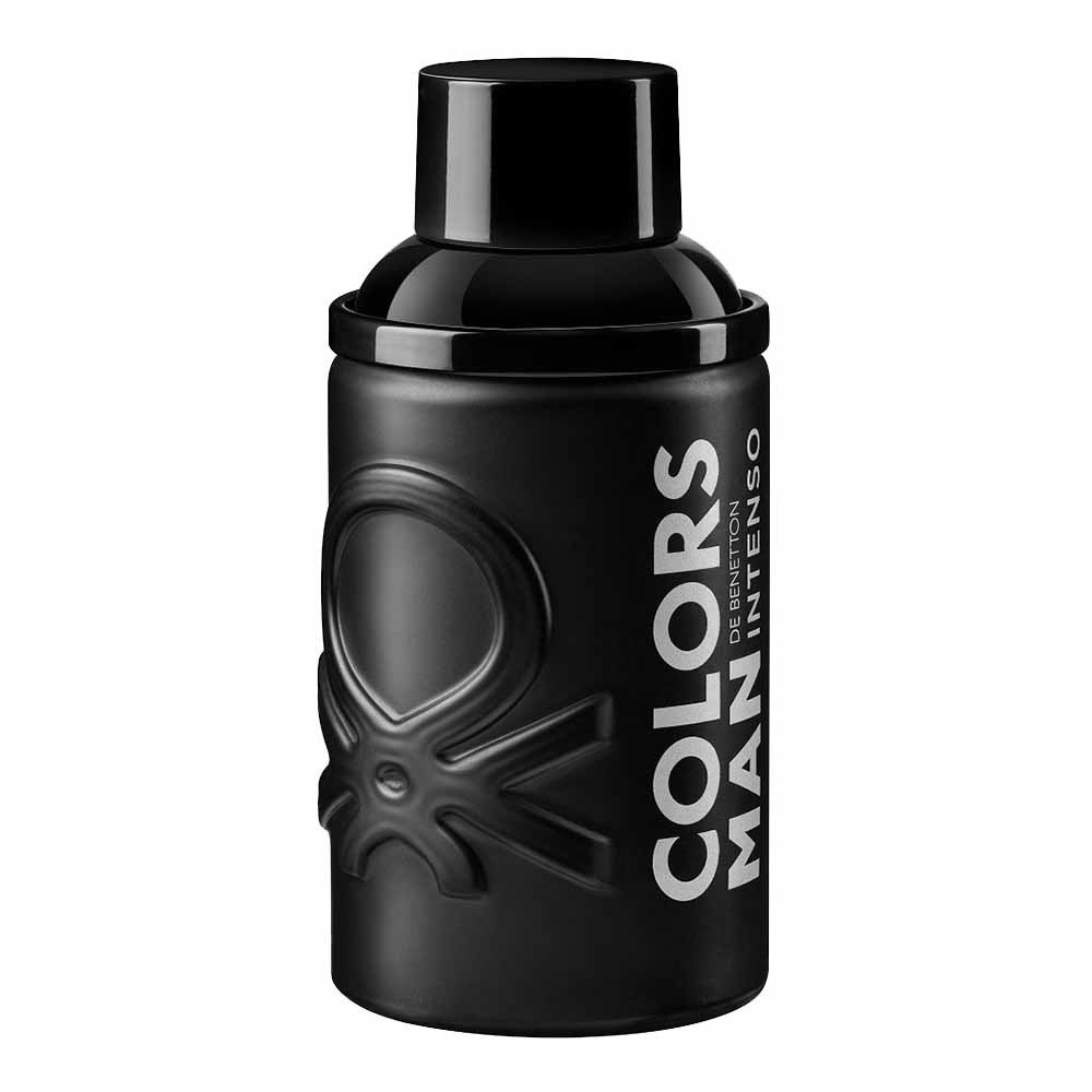 Benetton Colors Man Black Intenso For Men Eau De Parfum 100Ml