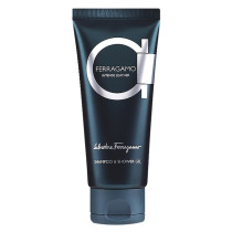 Salvatore Ferragamo Intense Leather For Men 100Ml Shampoo And Shower Gel