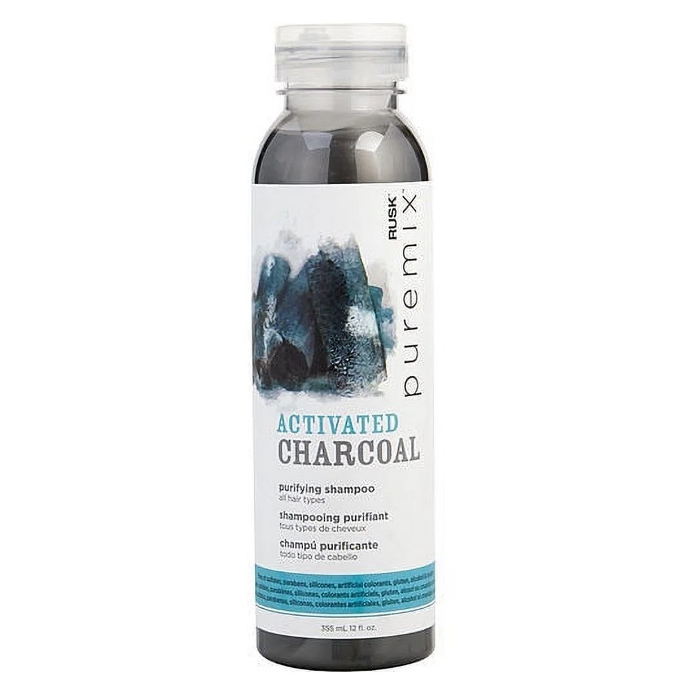Rusk Pure Mix Activated Charcoal Purifying Unisex-355Ml Shampoo