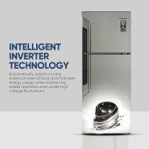 Nikai 500L Gross/319L Net, Double Door Refrigerator, NO FROST Top Mount Fridge, R600A Power Saving, CFC Free, Best for Home & Office, High-Cooling Inverter Compressor, MADE IN INDIA – NRF500FSS