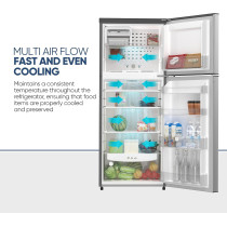 Nikai 500L Gross/319L Net, Double Door Refrigerator, NO FROST Top Mount Fridge, R600A Power Saving, CFC Free, Best for Home & Office, High-Cooling Inverter Compressor, MADE IN INDIA – NRF500FSS