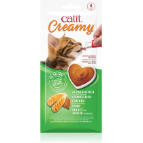Catit Creamy Lickable Treats For Cat Chicken & Lamb Flavor 4 * 10G