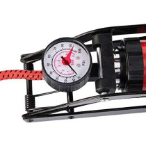 Abbasali Portable High Pressure Tire Foot Pump with Gauge for Cars, Bikes And Balls