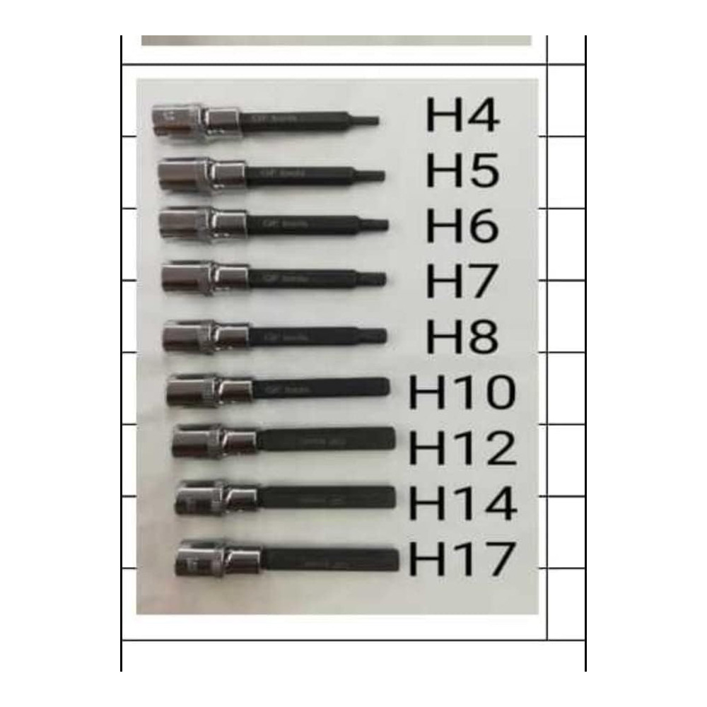 Abbasali Hex Allen Key Socket 21CH 4156, Durable 100mm/H7 for Industrial and Everyday Use